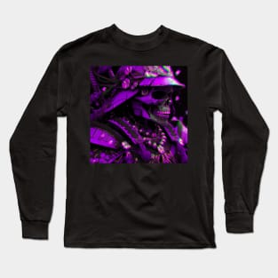 Skeleton Samurai Long Sleeve T-Shirt